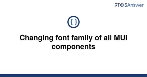 MUI is a lightweight CSS framework that follows Google&x27;s Material Design guidelines. . Mui change font family